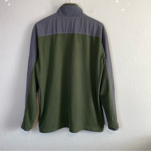 The North Face Green Fleece Long Sleeve Pullover Size XL - Picture 2 of 4